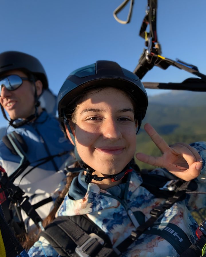 Maria in the air